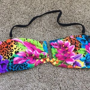 Bandeau bikini top